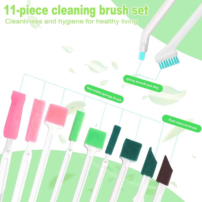 Humidifier Cleaner Brush Set 14Pcs, Small Cleaning Brush Tight Spaces - Image 2