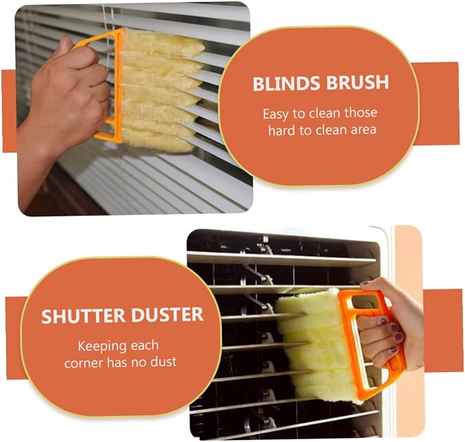 Handheld Blinds Cleaning Brush and Window Cleaner Brush 2pcs Set - Image 8