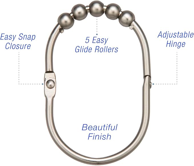 2 Lb. Depot Wide Shower Curtain Rings - Image 2