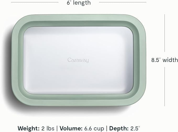 Caraway 2pc Glass Food Storage Set - Image 3