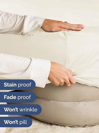 Extra Deep Queen Fitted Sheet - Hotel Luxury Single Fitted Sheet Only - Easily Fits 18 inch to 24 inch Mattress - Ultra Soft, Wrinkle & Fade Free w/Extra Deep Pockets - Breathable & Comfy - Off White