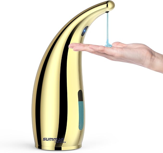 Automatic Liquid Soap Dispenser, 300ML Touchless 4 Gear Adjustable, Countertop by summontheelves