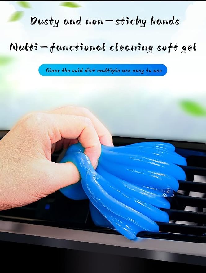 Car Cleaning Soft Gel, car dusting Gel car Cleaning Tools car Crevice Keyboard - Image 2