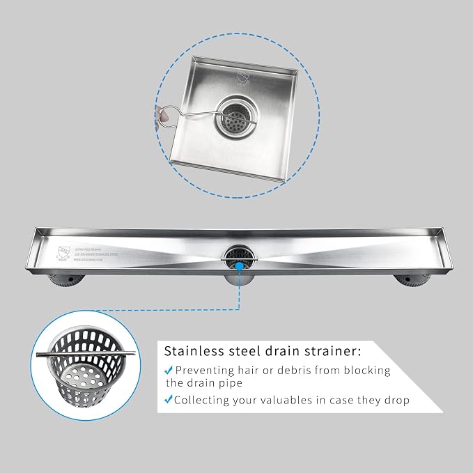 Neodrain Shower Drain Hair Catcher Hair and Debris Strainer only - Image 6