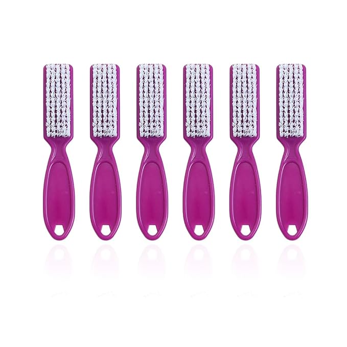 6Pcs Nail Brush for Cleaning Fingernails, Handle Grip Cleaning Brush for Nail by SQULIGT