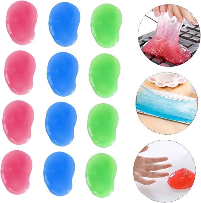 DOITOOL 20pcs Keyboard Cleaning Gel Electronics Dust Remover Strong Adhesive - Image 3