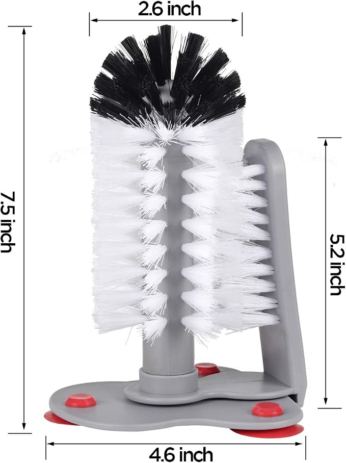 Glass Cup Washer With Double Bristle Brush - Image 3