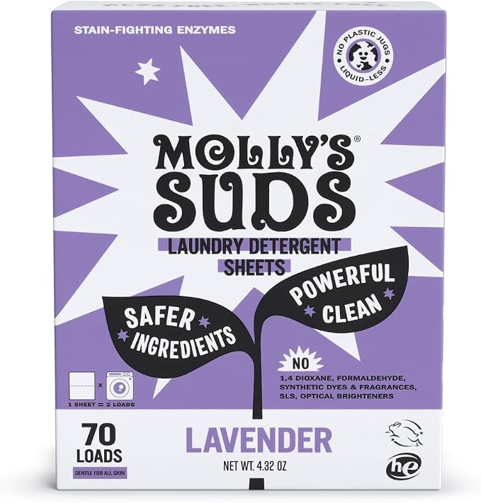 Molly’s Suds Laundry Detergent Sheets | Gentle on Sensitive Skin, Powerful by MollysSuds
