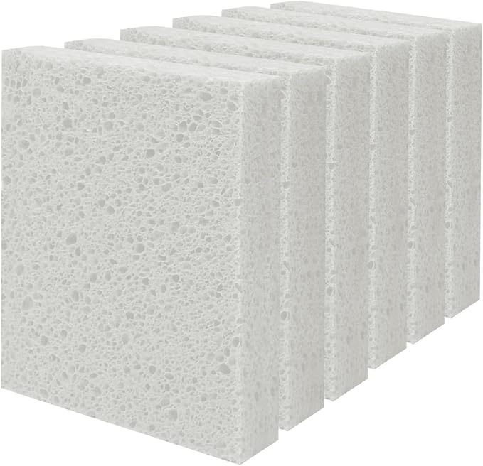 Cellulose Sponges, Large Size 4" x 6" x 1" by Mainlyrunmakeupsuppliers
