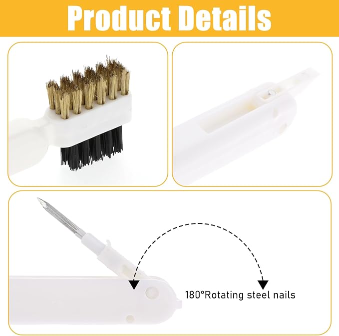Brass Wire Scrub Brushes - Image 3