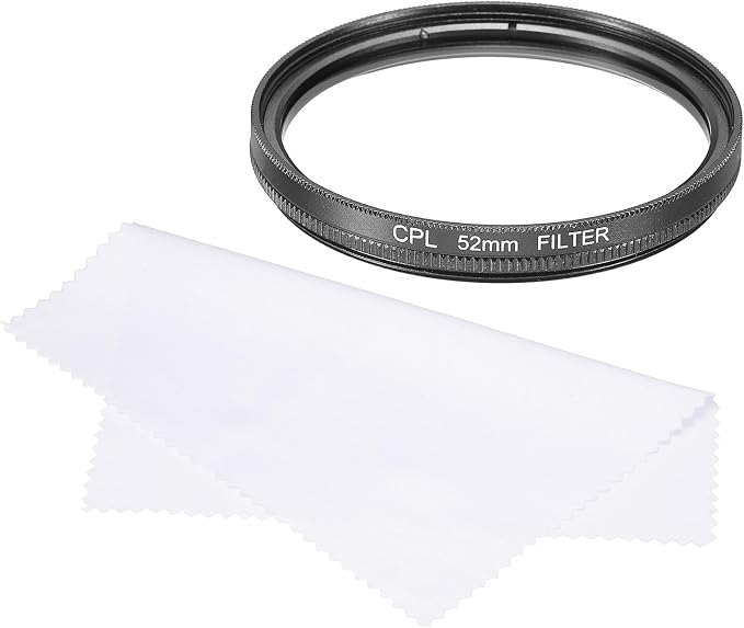 MECCANIXITY 52mm Circular Polarizer Filter, Double Sided Multi-Layer Coatings by MECCANIXITY