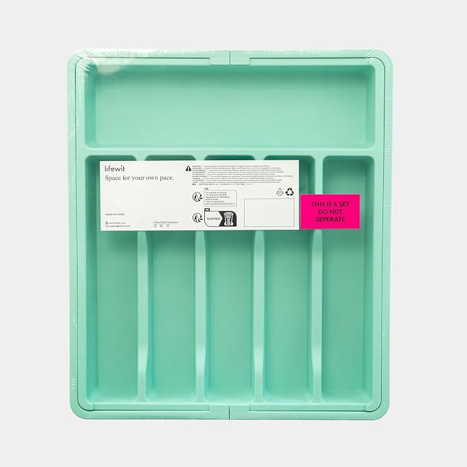 Lifewit Silverware Drawer Organizer, Expandable Utensil Tray - Image 8