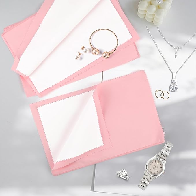 3 Pcs Silver Polishing Cloth, Large 10" X 12.5" Jewelry Cleaner Cloth, Soft - Image 6