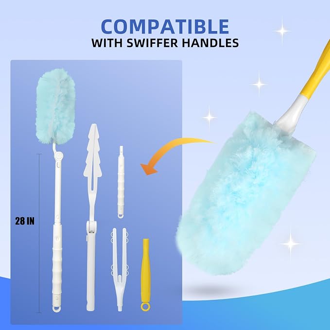 50 Count Duster Refills 360° Heavy Duty Duster Refills Kit Compatible - Image 5