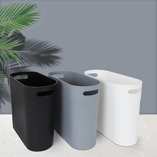 2 Pack 3.2 Gallon Plastic Trash Cans - Image 6