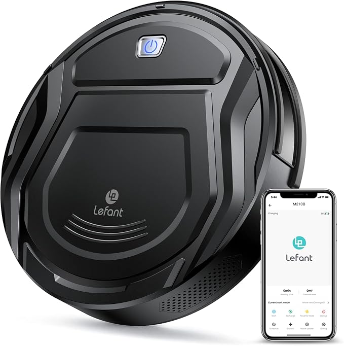 Lefant Vacuum and Mop Combo, WiFi/App/Alexa Control, 2000Pa Strong Suction 2 in by Lefant