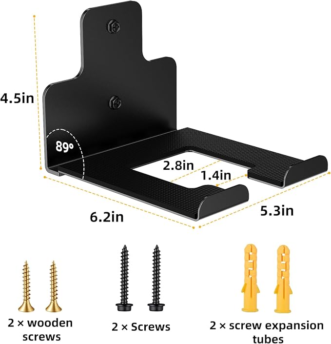 Garage Organization Wall Mounted Storage Rack, Heavy Duty Tool Hanger - Image 3