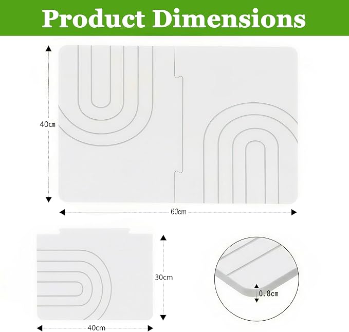 Luxspire Large Stone Drying Mat - Image 8