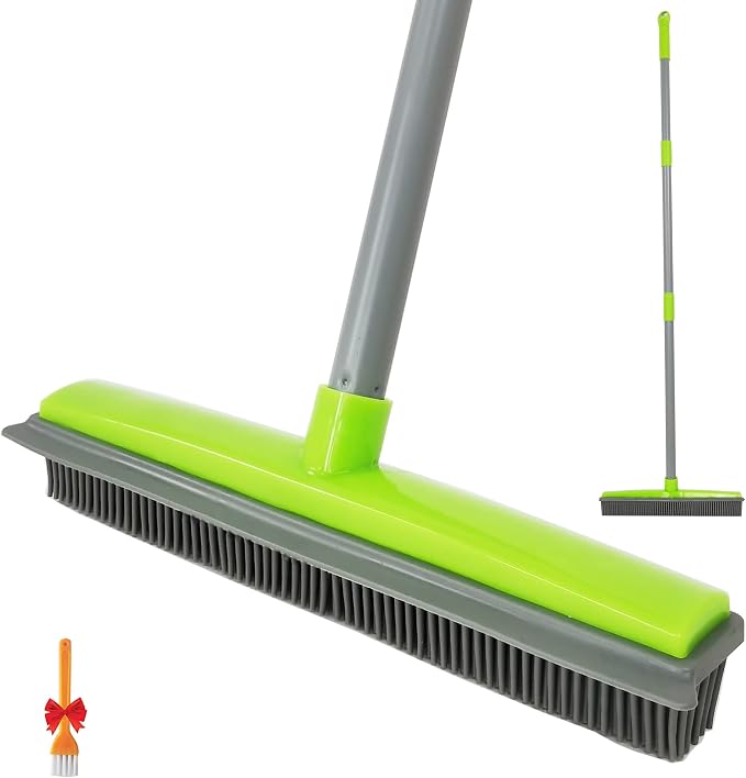 Push Broom Pet Hair Removal Broom by iZSOHHOME