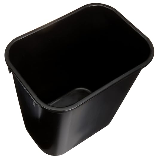 Amazon Basics Trash Can, Rectangular Commercial Office Wastebasket, 7 Gallon - Image 4