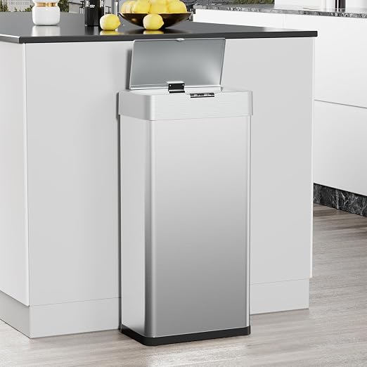 TLSUNNY 18.5 Gallon Motion Sensor Trash Can, Touchless Automatic Garbage Can - Image 9