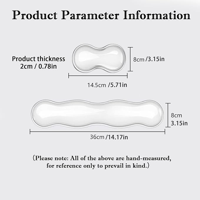 Wrist Rest for Keyboard and Mouse, Ergonomic Gel Keyboard Wrist Rest for - Image 6