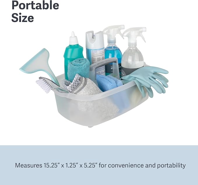 Casabella Plastic Multipurpose Cleaning Storage Caddy - Image 5