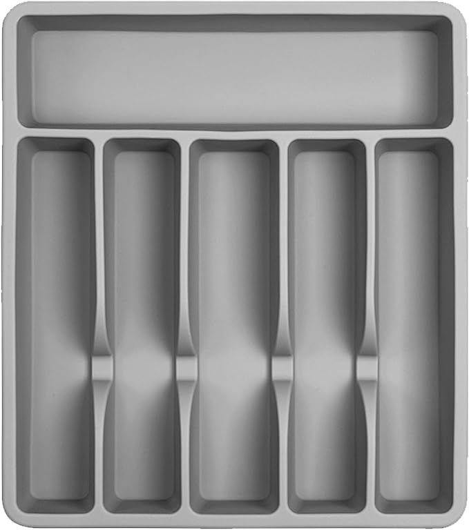 Silicone Silverware Drawer Organizer – Non-Slip Utensil Holder by Pantrymade
