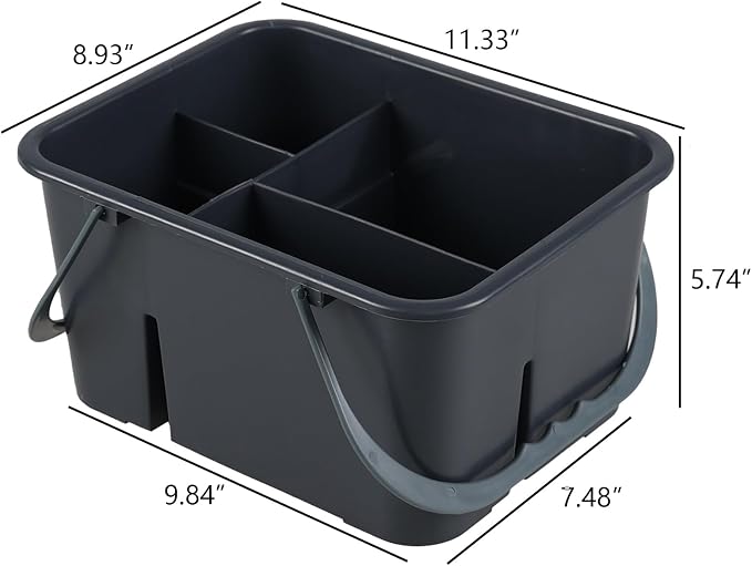 Plastic Divided Caddy Organizer - Image 2
