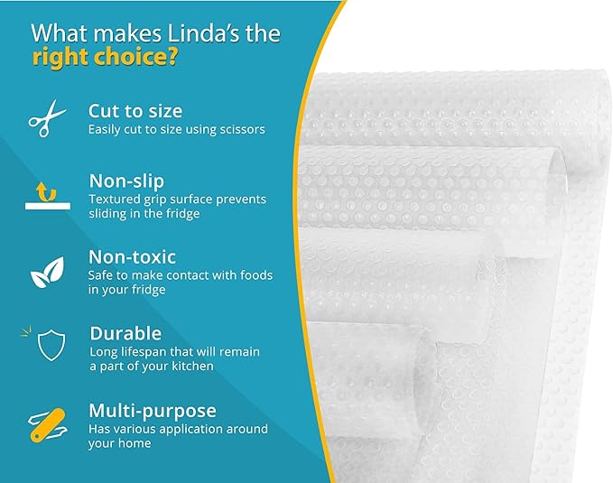 Refrigerator Liners for Shelves by Linda’s Essentials - Image 4