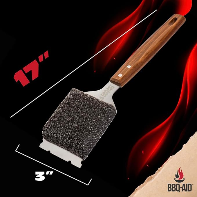 BBQ-AID Bristle Free Grill Brush and Scraper - Image 6