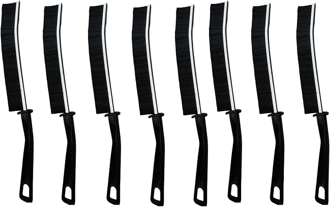 8 Pcs Hard Bristle Crevice Cleaning Brush, Gap Cleaning Tool Gap Brush by Unknown