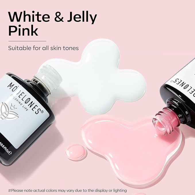 modelones French Manicure Tip Gel Polish Set - Image 6