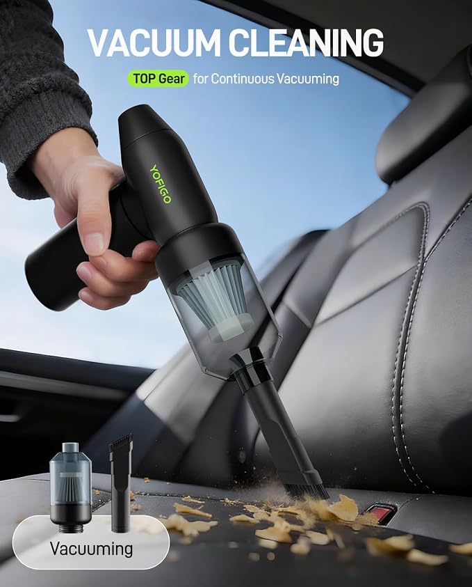 Electric Air Duster-150, 000 RPM 4-Gear Adjustable Aluminum Alloy Compressed - Image 8