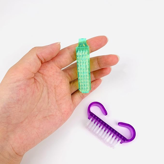 Handle Grip Nail Brush, 24 Pack Small Fingernail Brushes, Hand Scrub Cleaning - Image 4