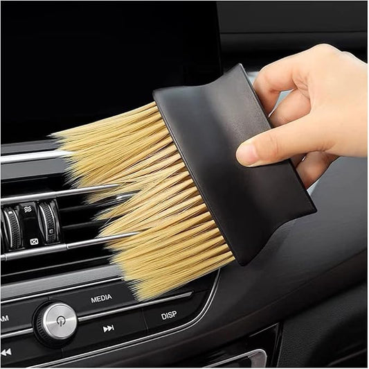Auto Interior Dust Brush, Car Cleaning Brushes Duster, Soft Bristles Detailing by leuapl