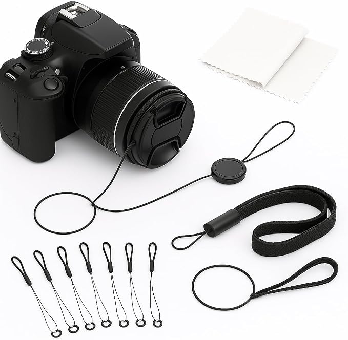8 Pcs Lens Cap Leash Keeper Tether Holder by Unknown