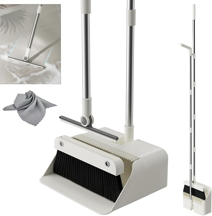 Magnetic Broom and Dustpan Set by Unknown