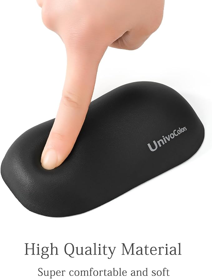 UnivoColors Design-Wave Wrist Rest, Artificial Sheepskin+Memory - Image 6