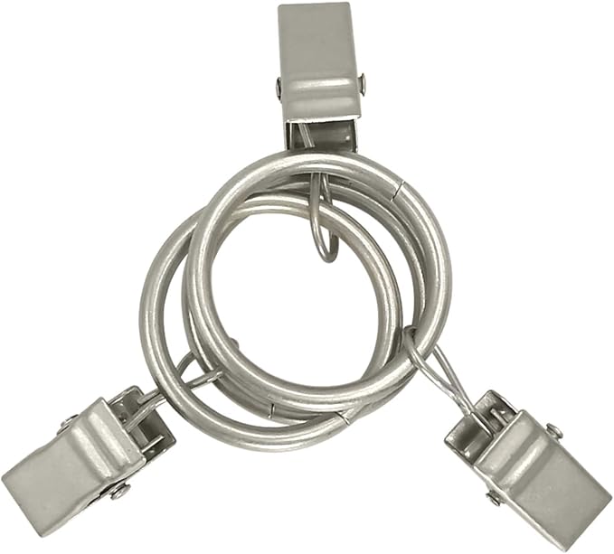 100 Pack Metal Curtain Rings - Image 8