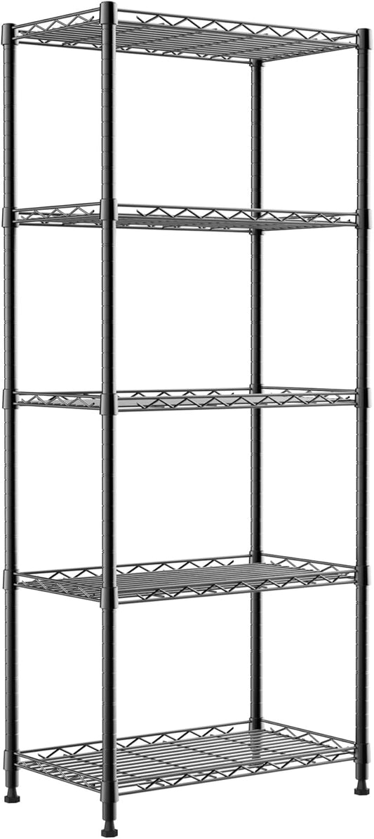 REGILLER 5-Wire Shelving Metal Storage Rack Adjustable Shelves, Standing by REGILLER