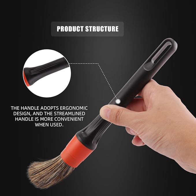 Car Drill Brush, Drill Brush Attachment SPTA 5Pcs Detachable Car Care Detailing - Image 5
