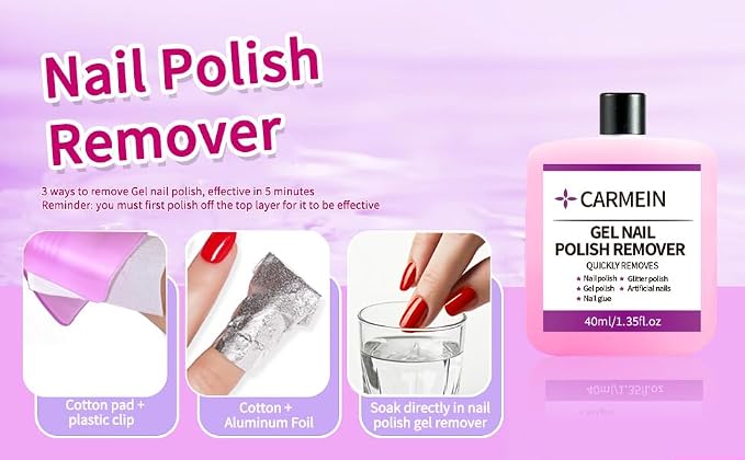 Nail Cleaner & Brush Cleaner & Gel Nail Polish Remover, 40ml/1.35fl.oz - Image 7