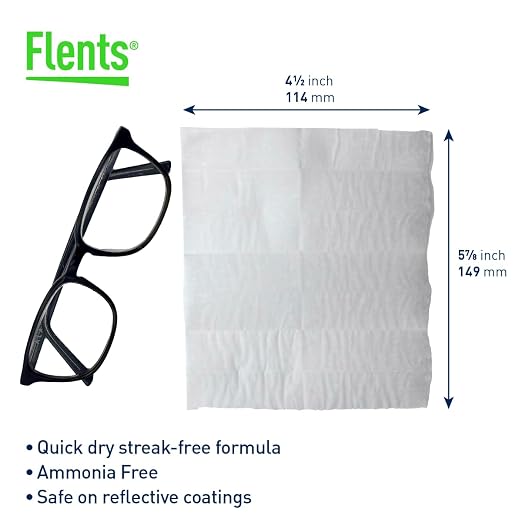 Flents Lens Wipes, Wipe 'N Clear Basic, Pre-Moistened, Streak-Free, Safe - Image 2