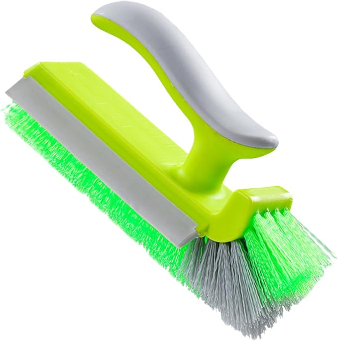 Heavy Duty Corner Cleaning Tool Flexible Bristles Storage Hole Comfort Grips - Image 4