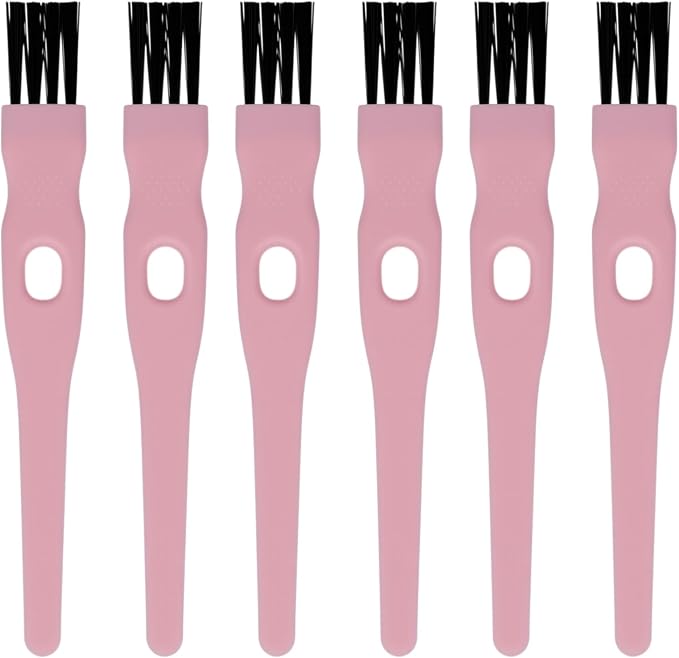Mini Cleaning Brushes with Nylon Bristles – 6 Pack, 4.3" Long – Precision by NiuXTool