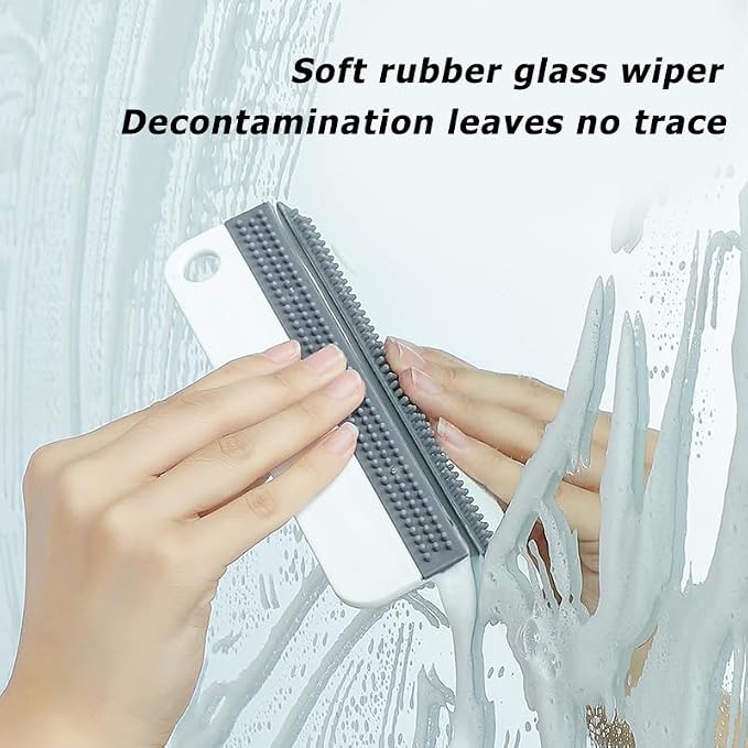 All-Purpose Mini Soft Rubber Window Squeegee Window Scrubber Scraper Glass - Image 7