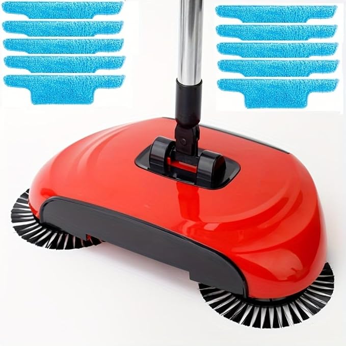 Manual Sweeper, Carpet Sweeper, Mini Hand Push Sweeper 3 in 1 Household by SINGID