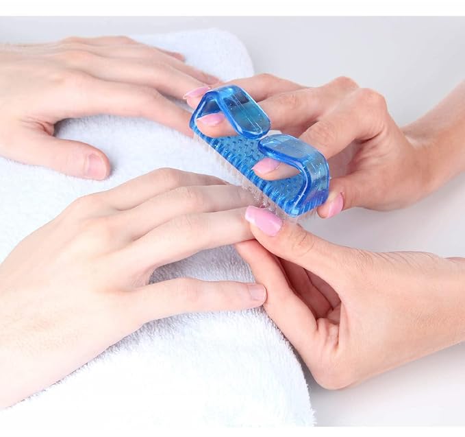 6 Pack Handle Grip Nail Cleaning Brush, Fingernail Brush Cleaner Scrub Brush Kit - Image 4