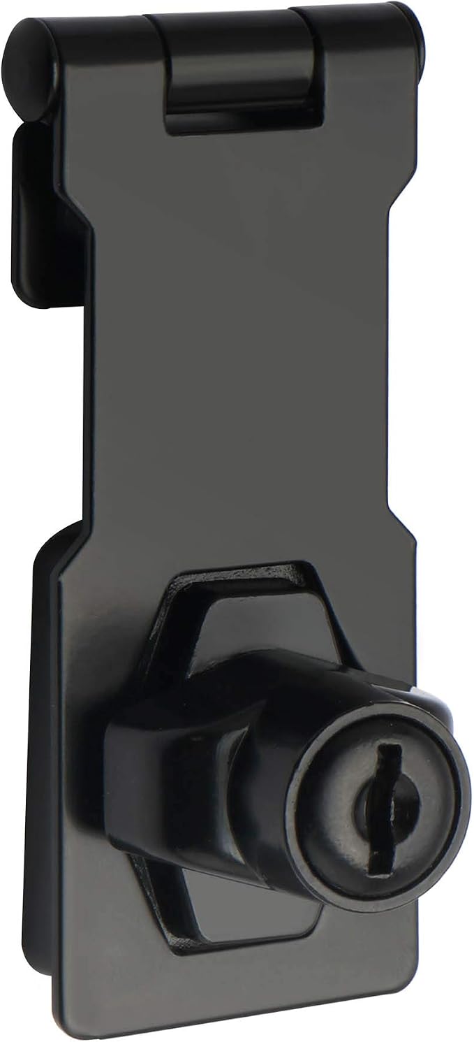Alise Keyed Hasp Lock, 3 Inch Safety Packlock Clasp Hasp Lock Latch by Alise